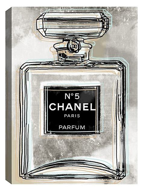 chanel no 5 wall art